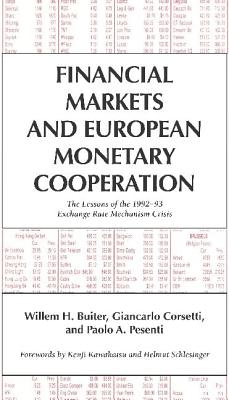 Financial Markets and European Monetary Cooperation