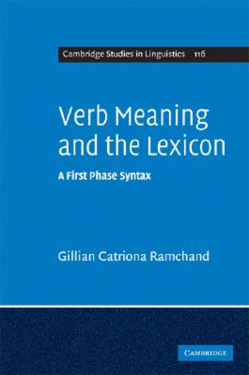 Verb Meaning and the Lexicon
