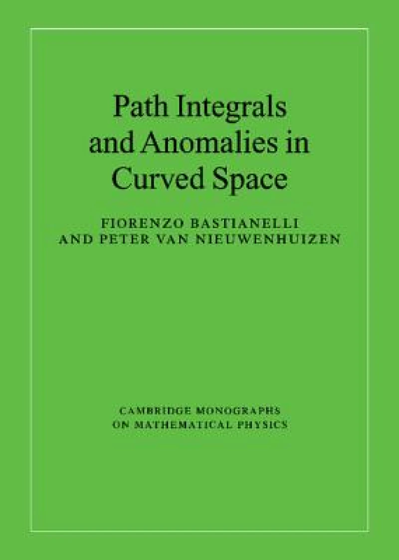 Path Integrals and Anomalies in Curved Space