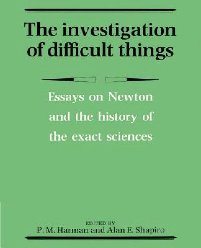 The Investigation of Difficult Things