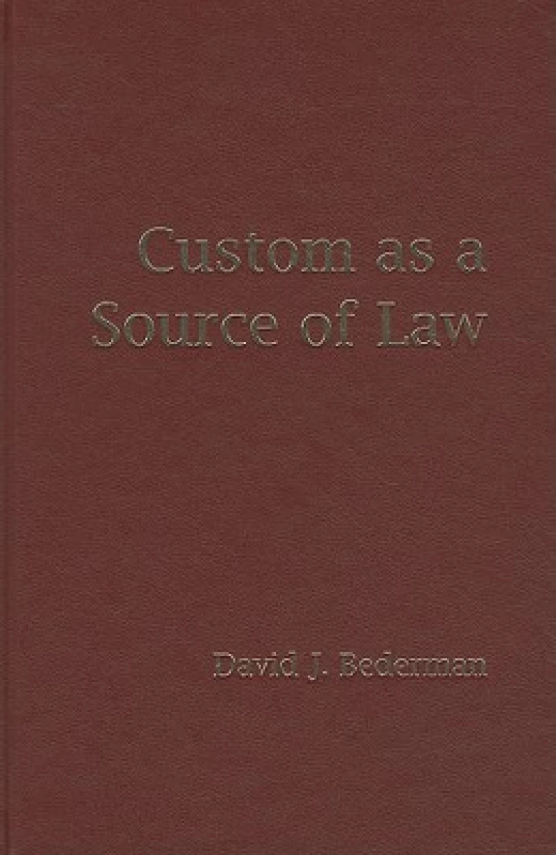 Custom as a Source of Law