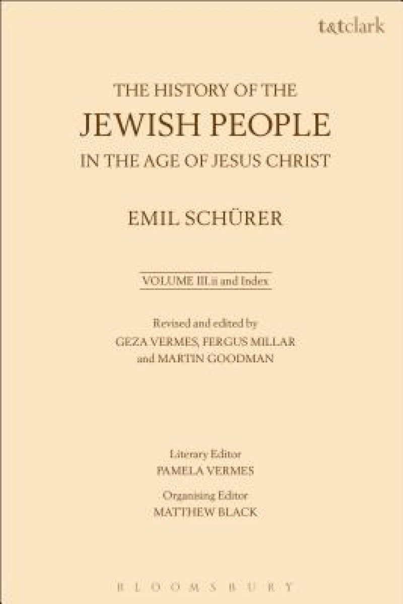History of the Jewish People in the Age of Jesus Christ: Volume 3.ii and Index