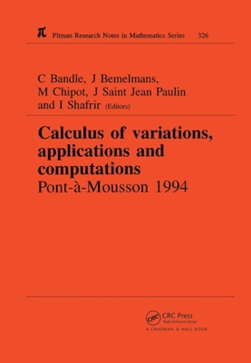 Calculus of Variations, Applications and Computations