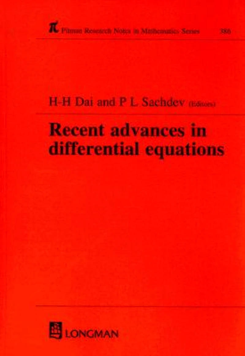 Recent Advances in Differential Equations