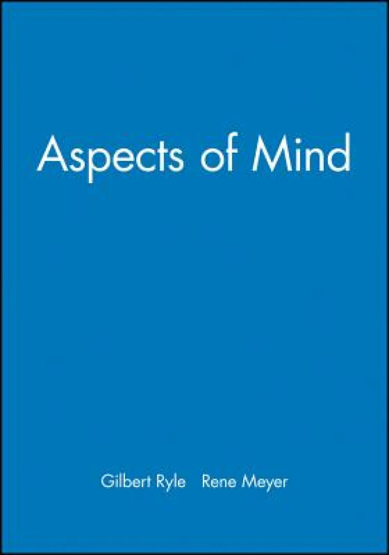 Aspects of Mind