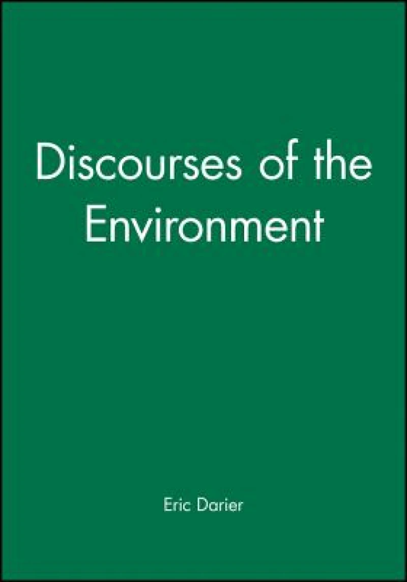 Discourses of the Environment