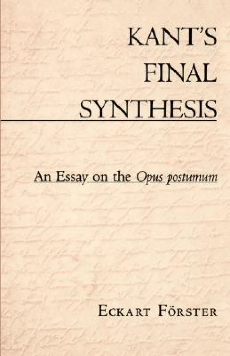 Kant’s Final Synthesis