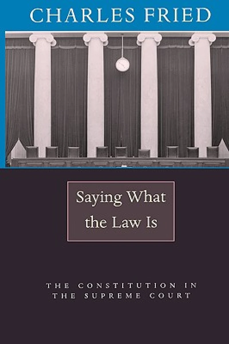 Saying What the Law Is