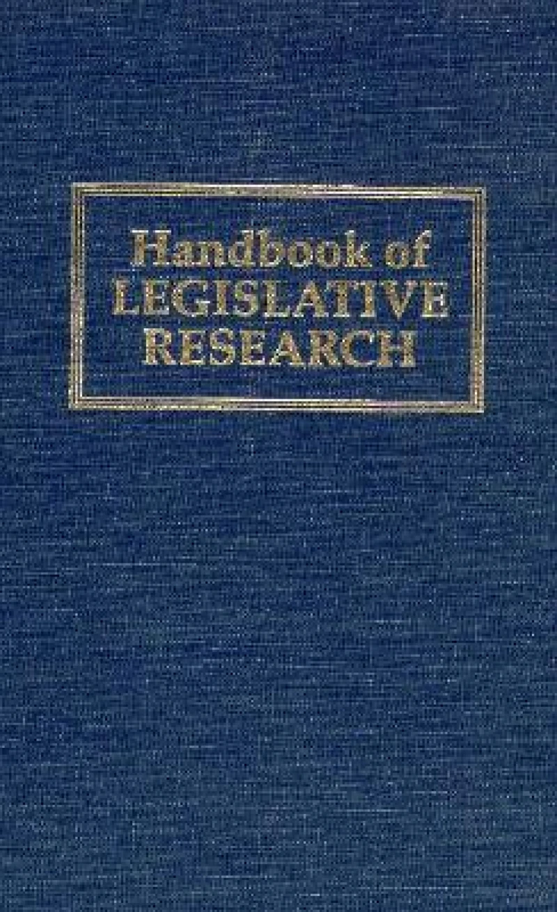 Handbook of Legislative Research