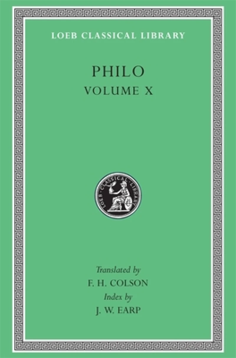 Philo, Volume X