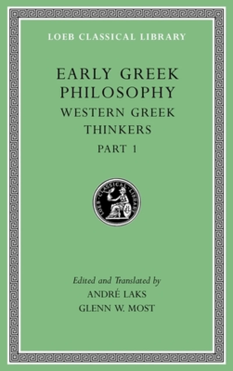 Early Greek Philosophy, Volume IV