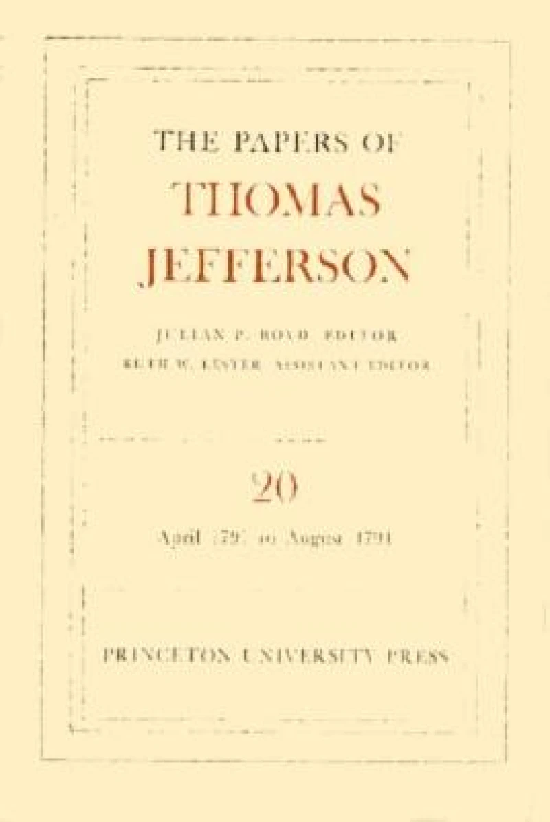 The Papers of Thomas Jefferson, Volume 20