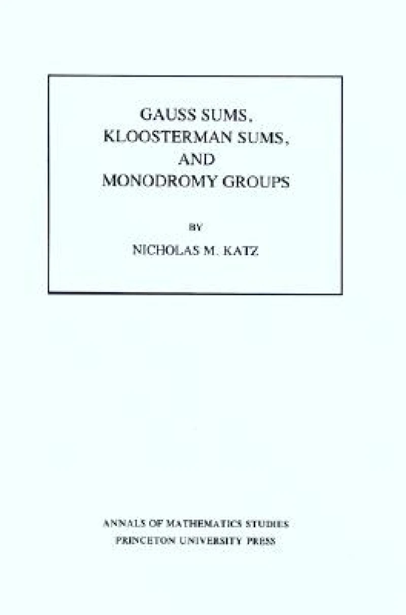 Gauss Sums, Kloosterman Sums, and Monodromy Groups