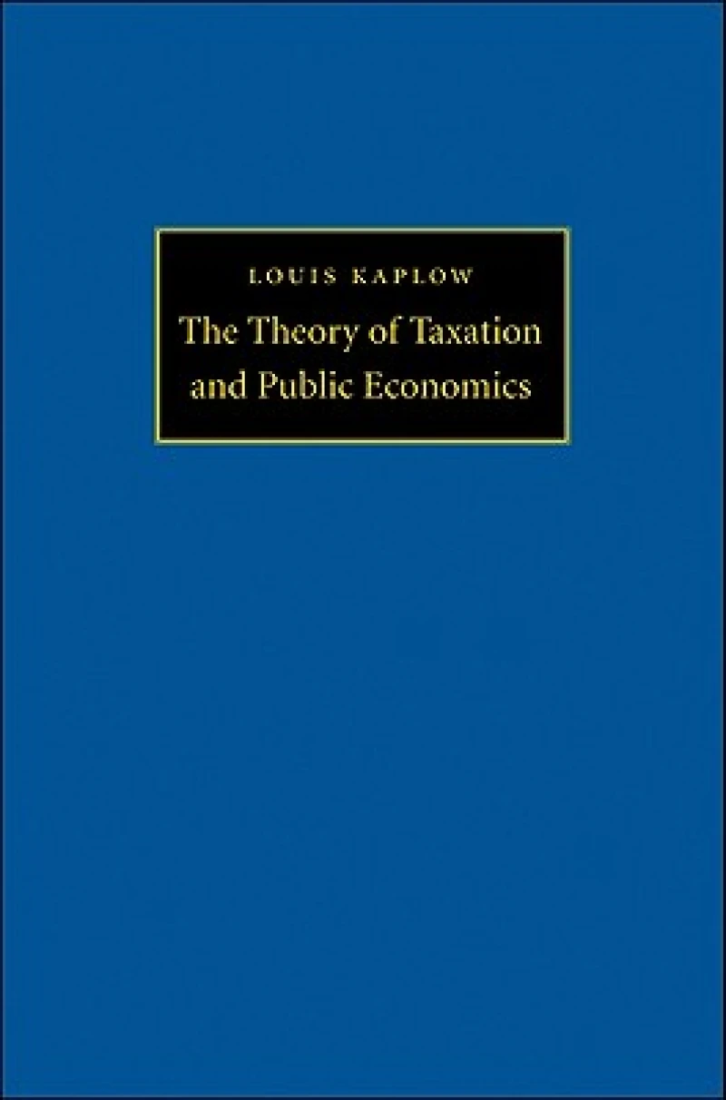 The Theory of Taxation and Public Economics