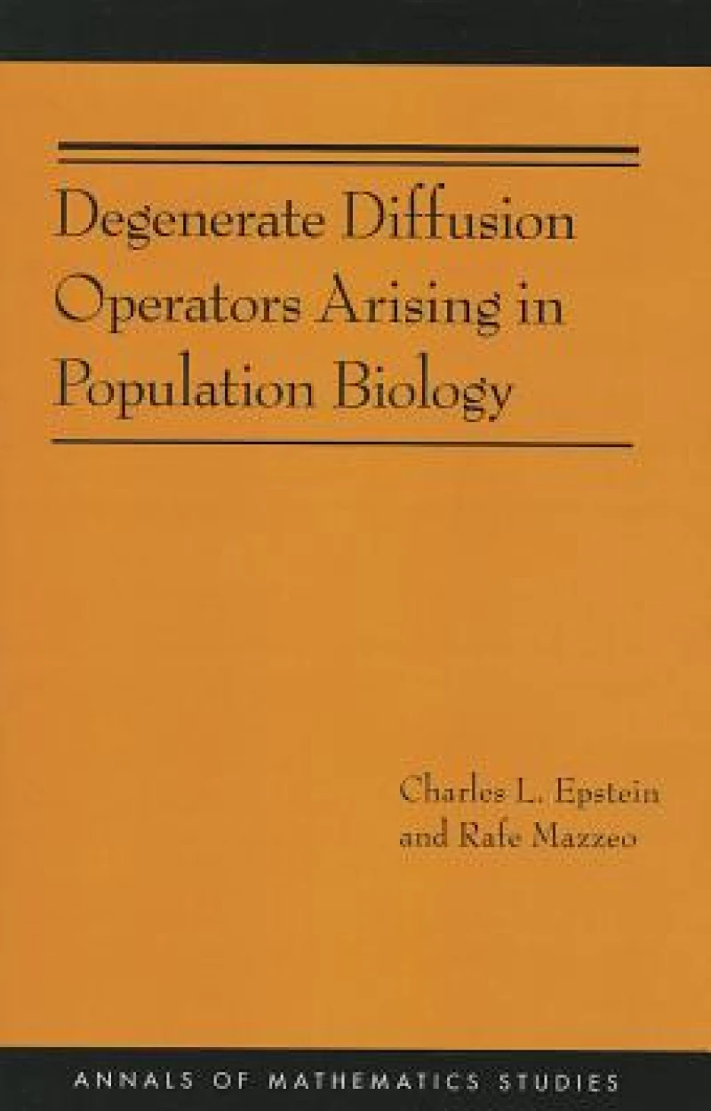 Degenerate Diffusion Operators Arising in Population Biology