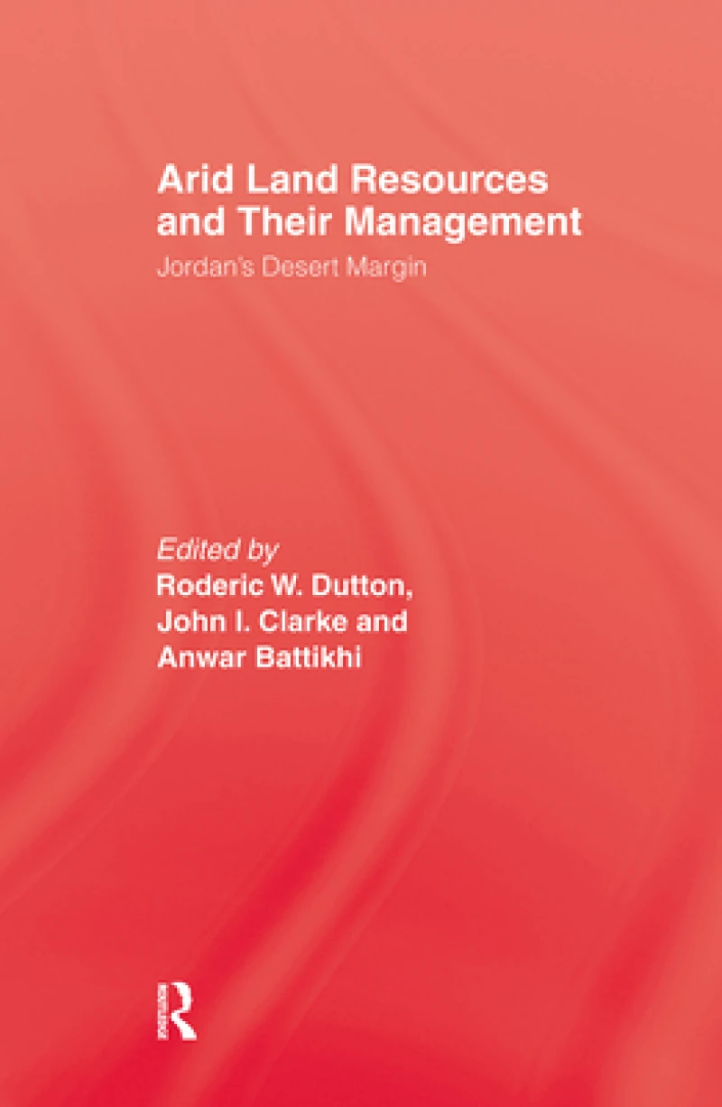 Arid Land Resources and Their Management