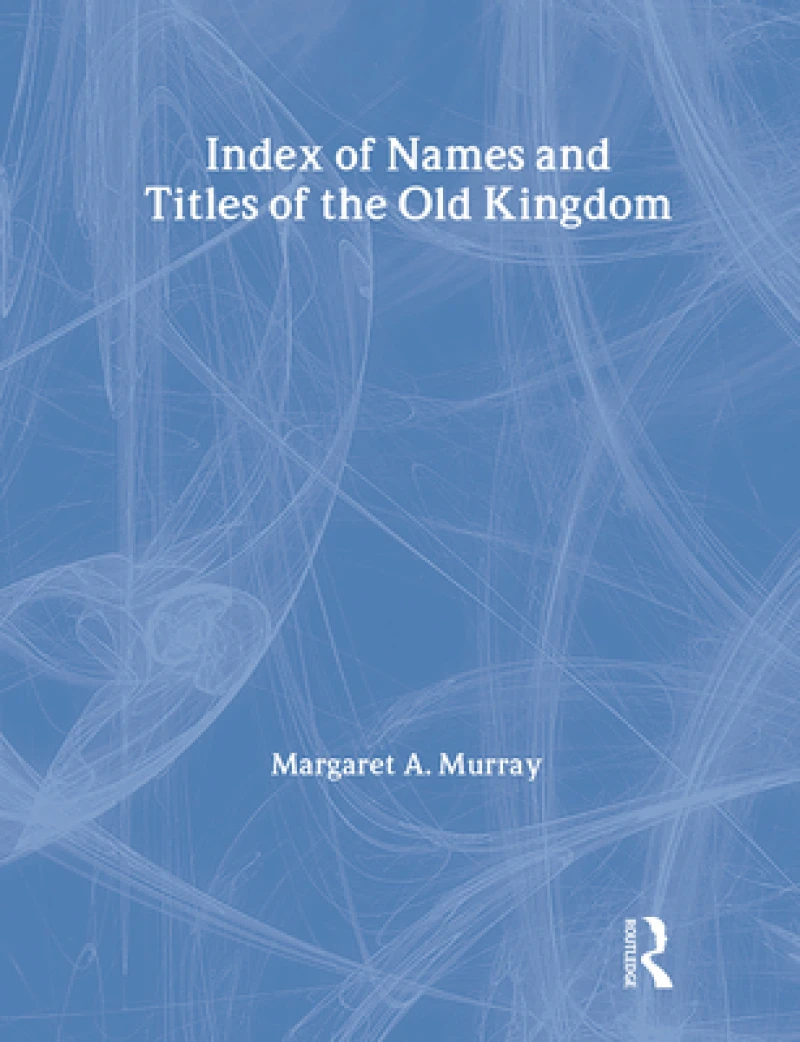 Index Of Names & Titles Of The