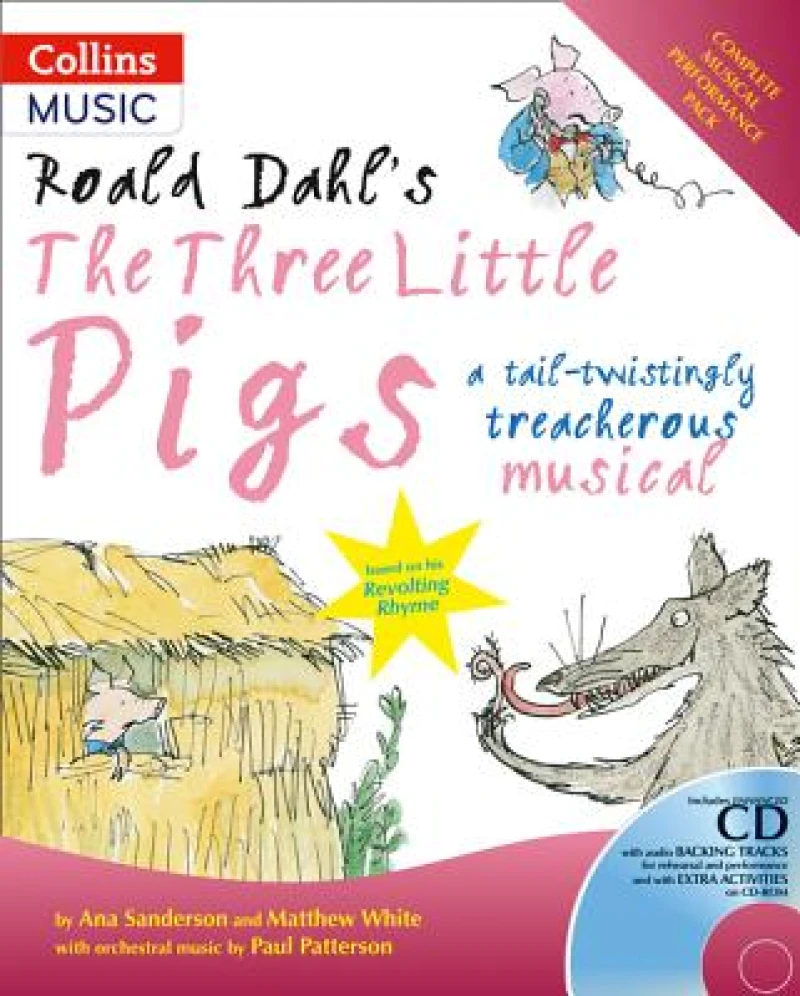 Roald Dahl's The Three Little Pigs (Book + Download)