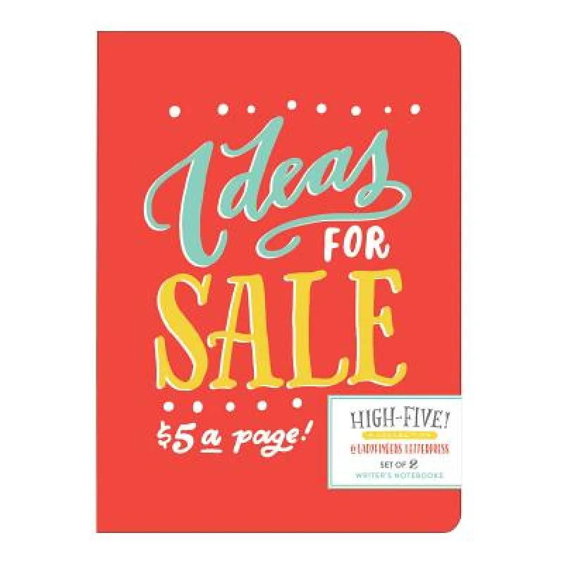 Ladyfingers Letterpress High Five Writer's Notebook Set