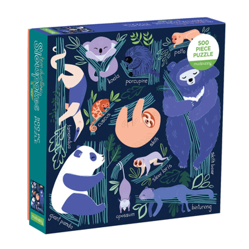 Tree-Dwelling Slowpokes 500 Piece Family Puzzle