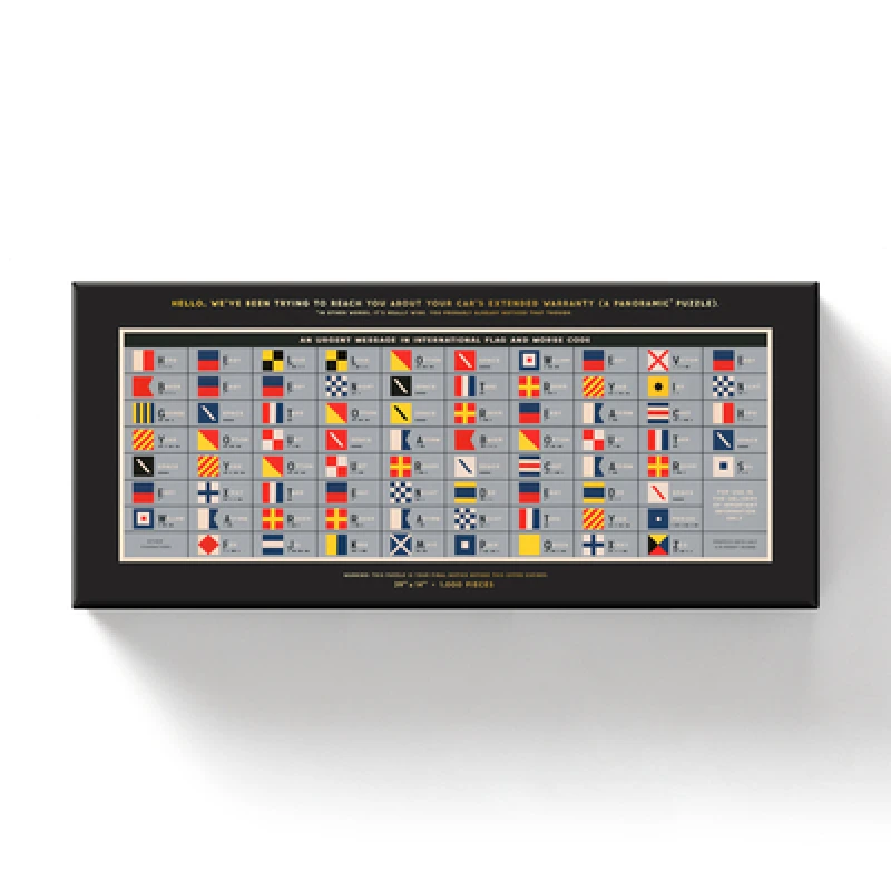 An Urgent Message 1,000 Piece Panoramic Puzzle