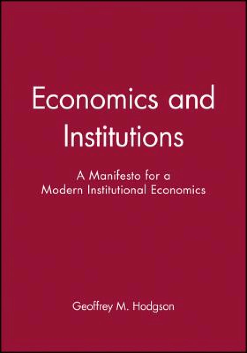 Economics and Institutions