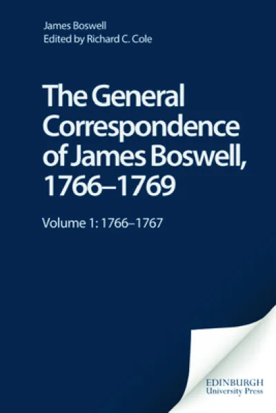 The General Correspondence of James Boswell, 17661769