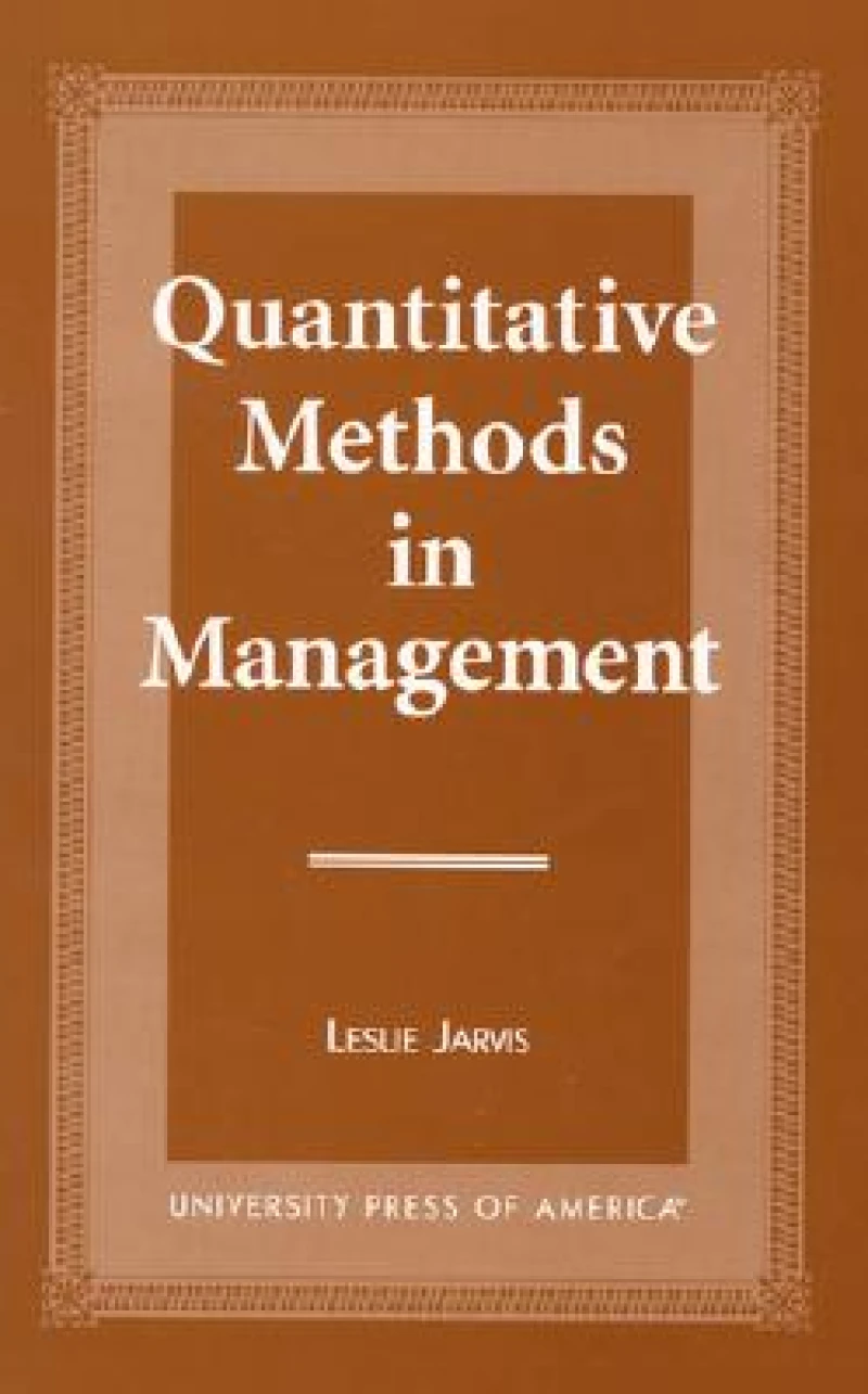 Quantitative Methods in Management