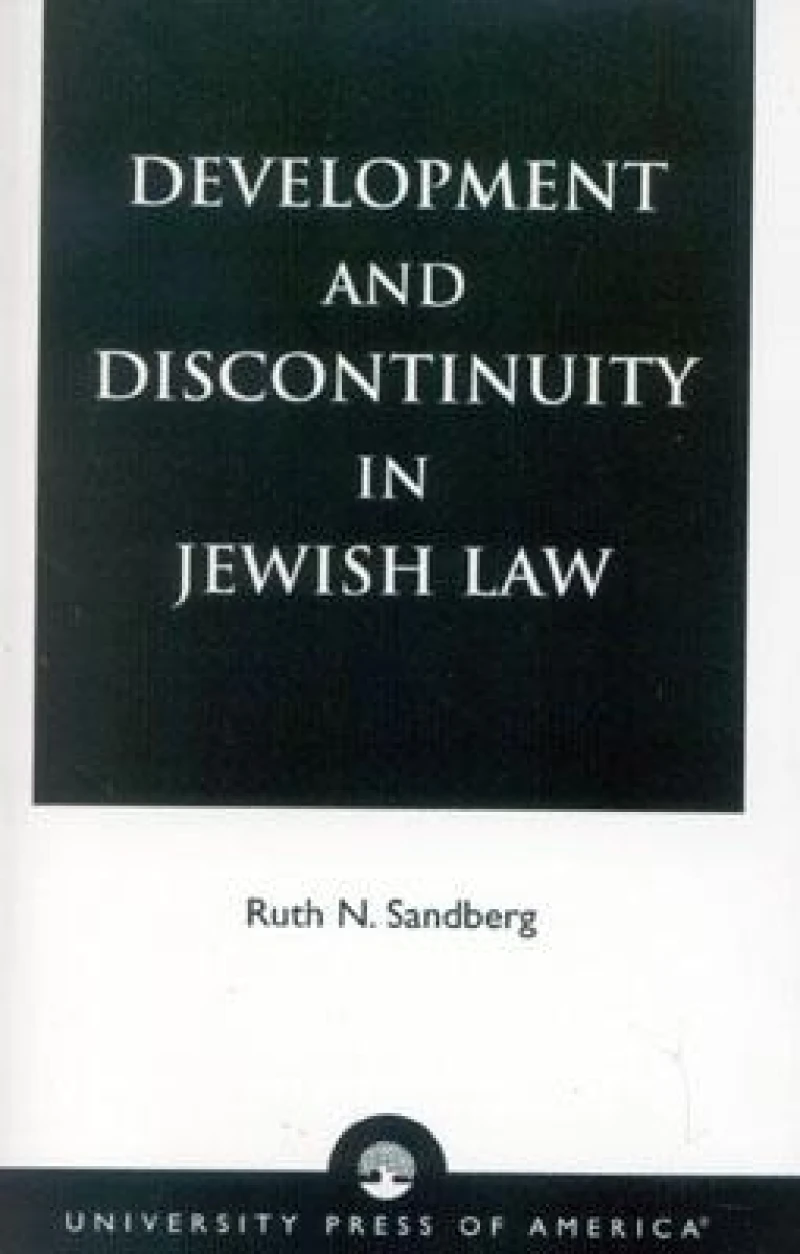 Development and Discontinuity in Jewish Law