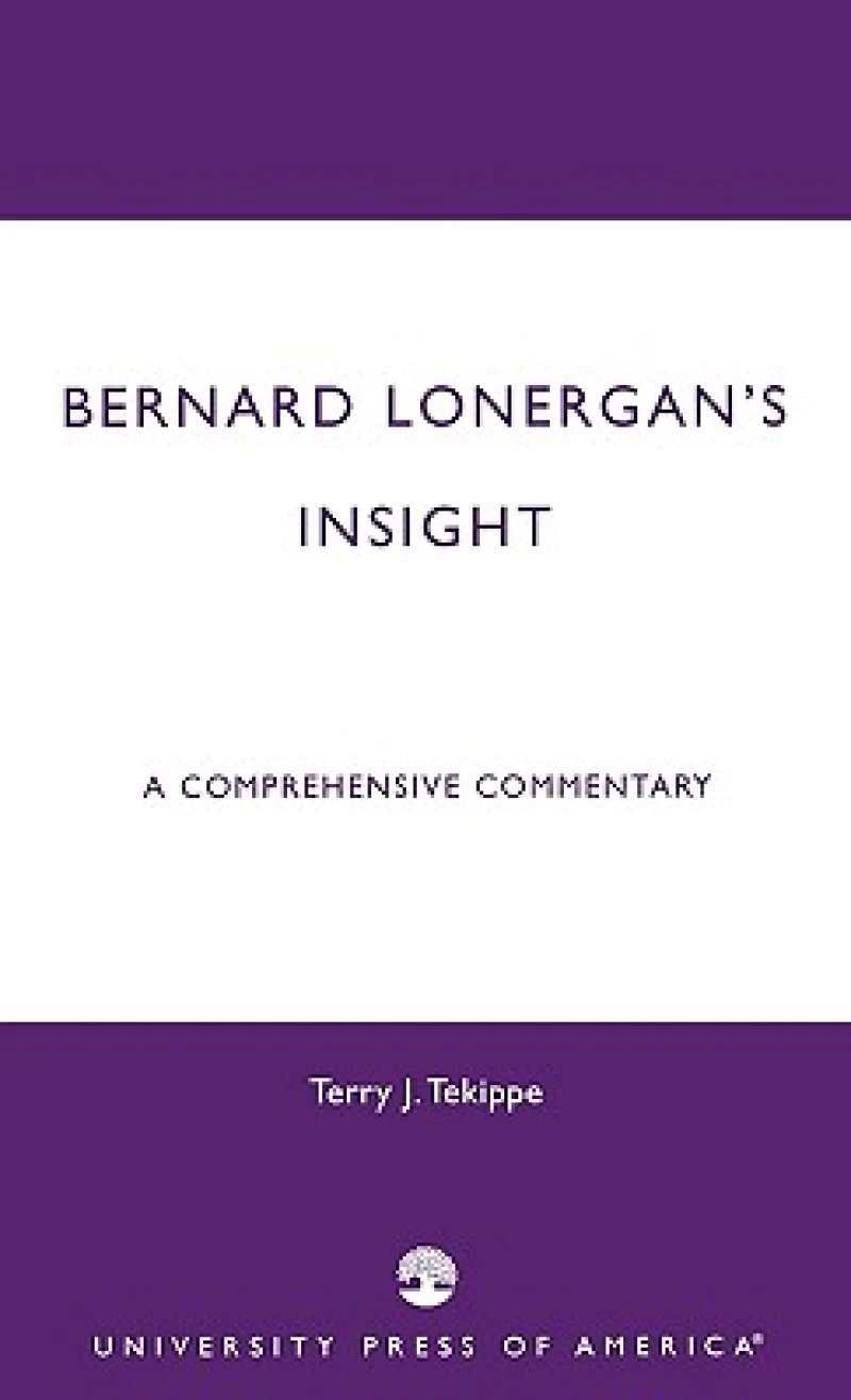 Bernard Lonergan's Insight