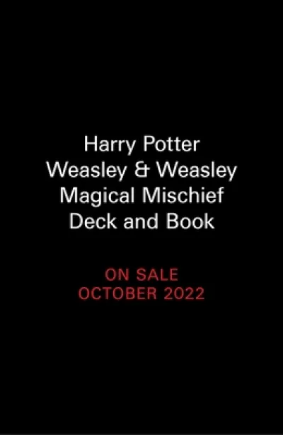 Harry Potter Weasley & Weasley Magical Mischief Deck and Book