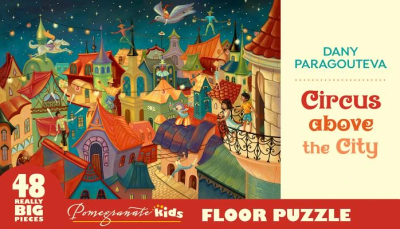 Dany Paragouteva Circus Above the City Floor Puzzle