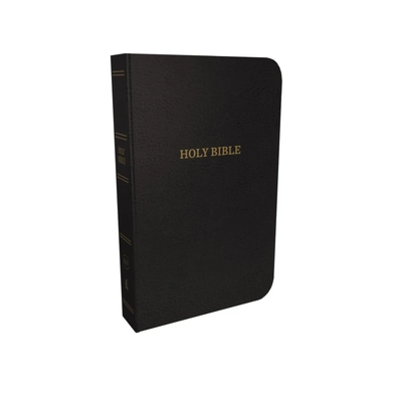 KJV Holy Bible: Thinline with Cross References, Black Bonded Leather, Red Letter, Comfort Print (Thumb Indexed): King James Version