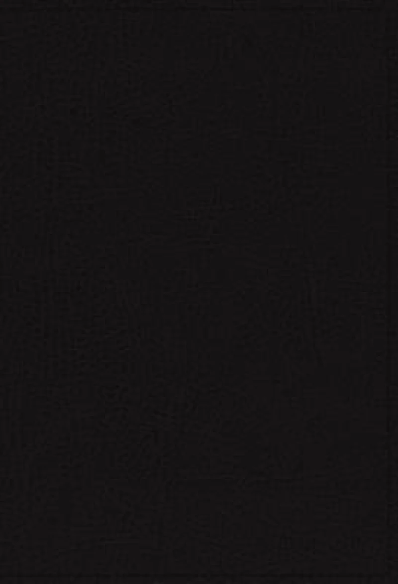 NKJV Study Bible, Premium Bonded Leather, Black, Thumb Indexed, Comfort Print
