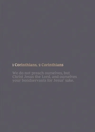 NKJV Bible Journal - 1-2 Corinthians, Paperback, Comfort Print