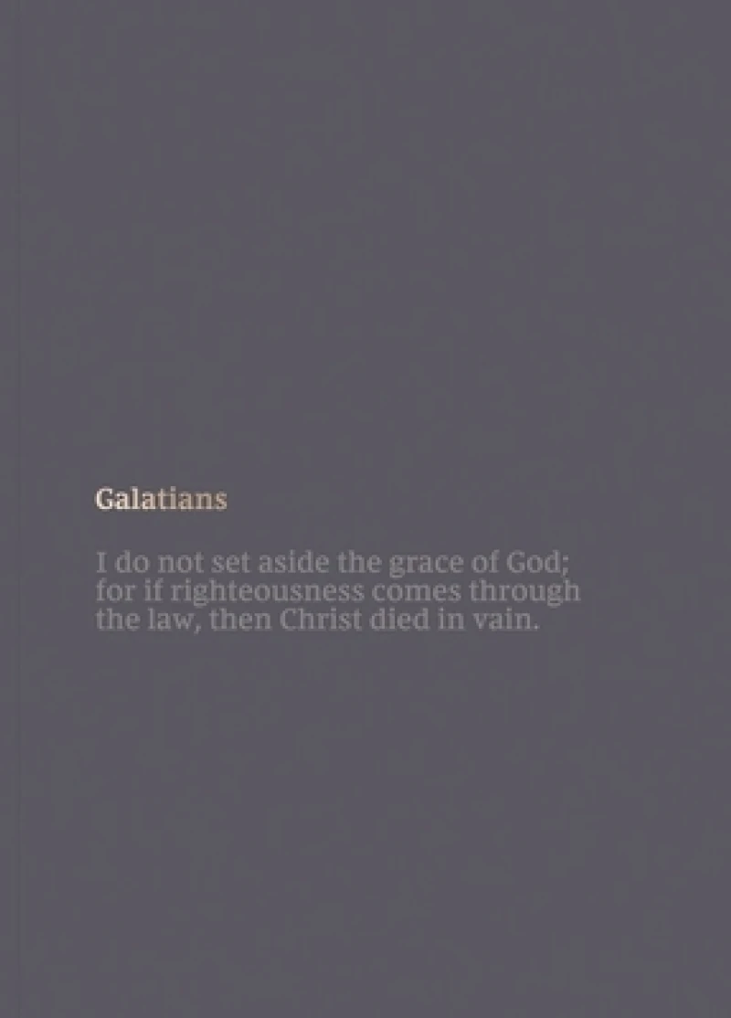 NKJV Bible Journal - Galatians, Paperback, Comfort Print