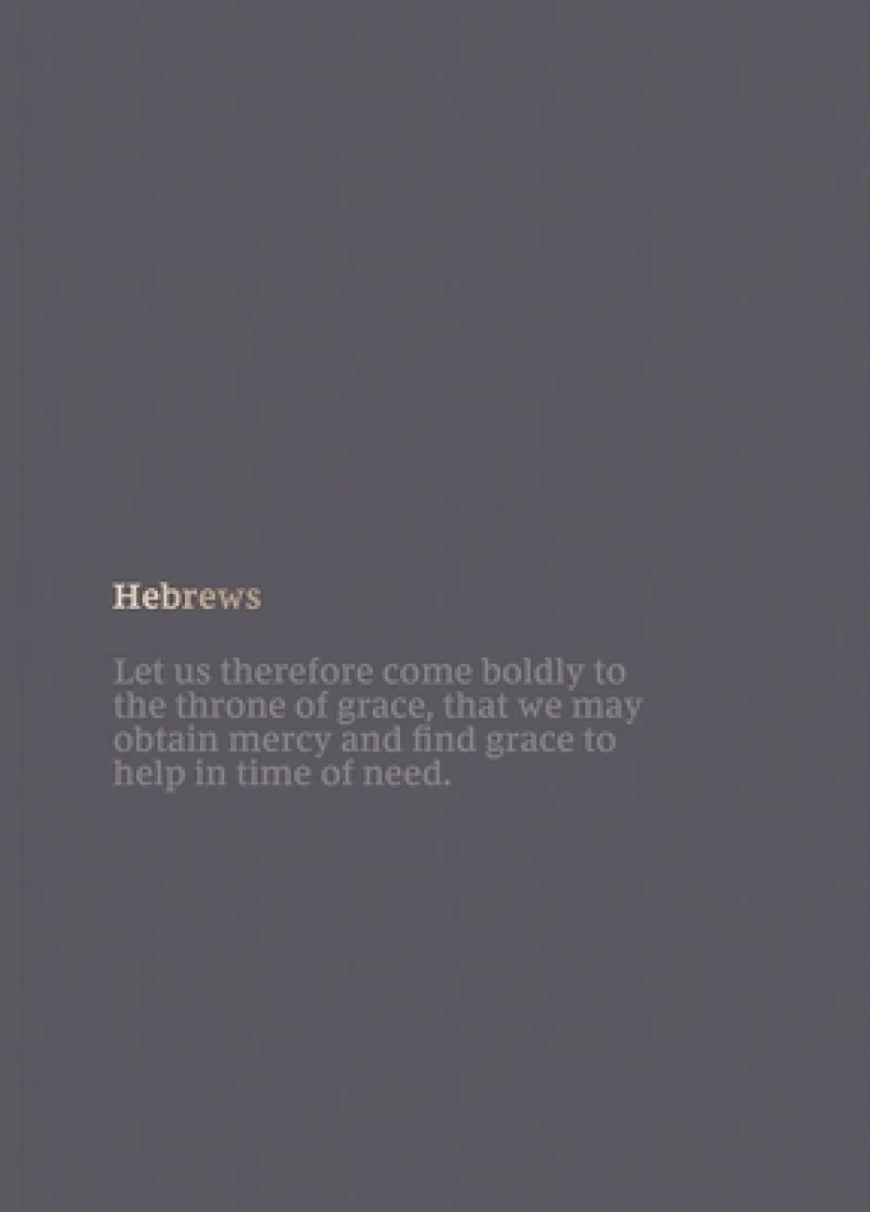 NKJV Bible Journal - Hebrews, Paperback, Comfort Print