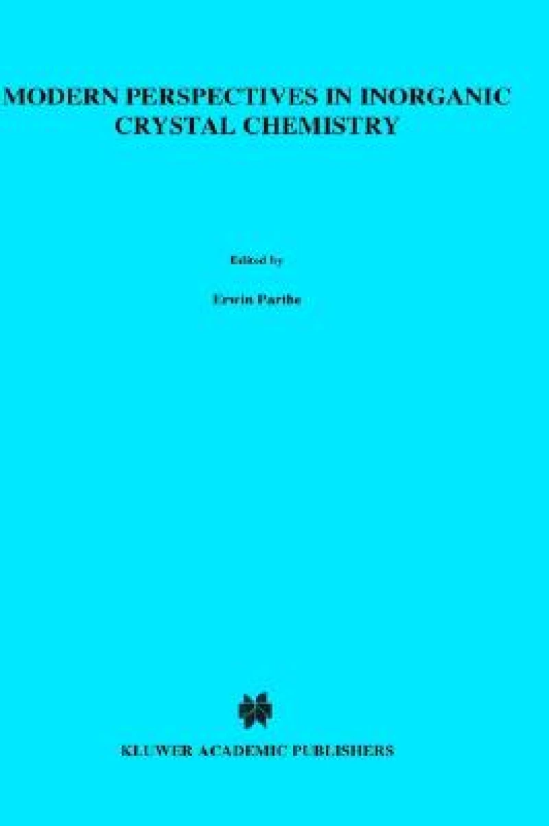 Modern Perspectives in Inorganic Crystal Chemistry