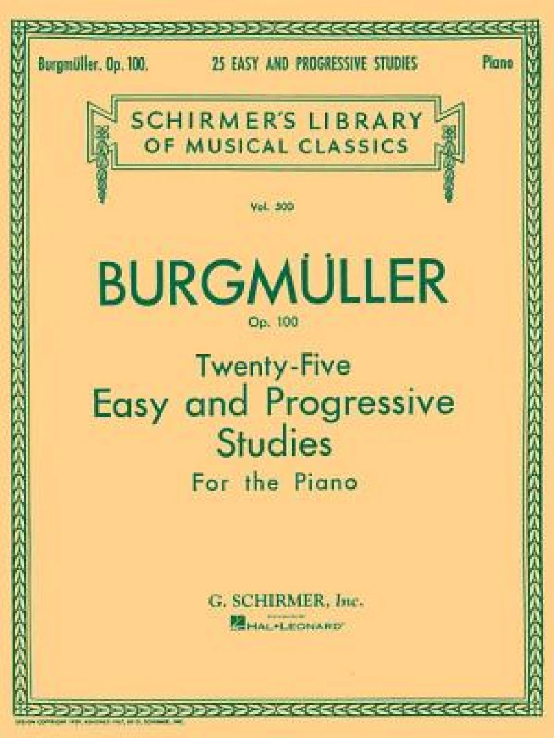 Twenty-Five Easy and Progressive Studies Op. 100