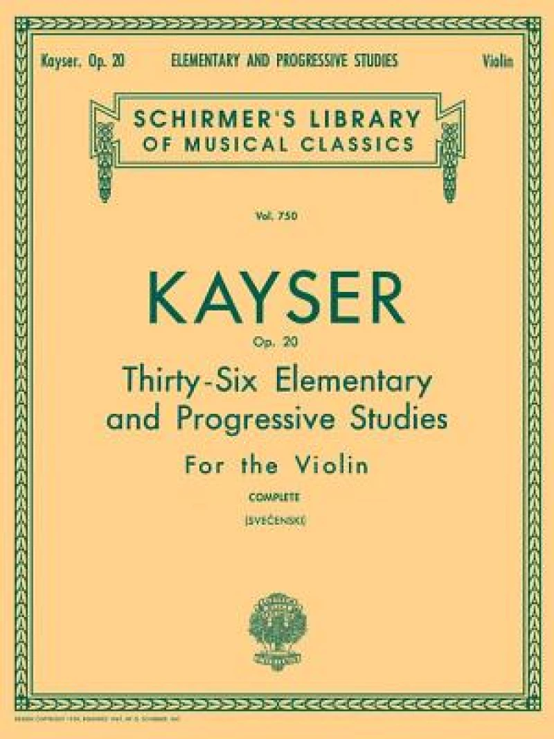 36 Elementary & Progressive Studies, Op. 20