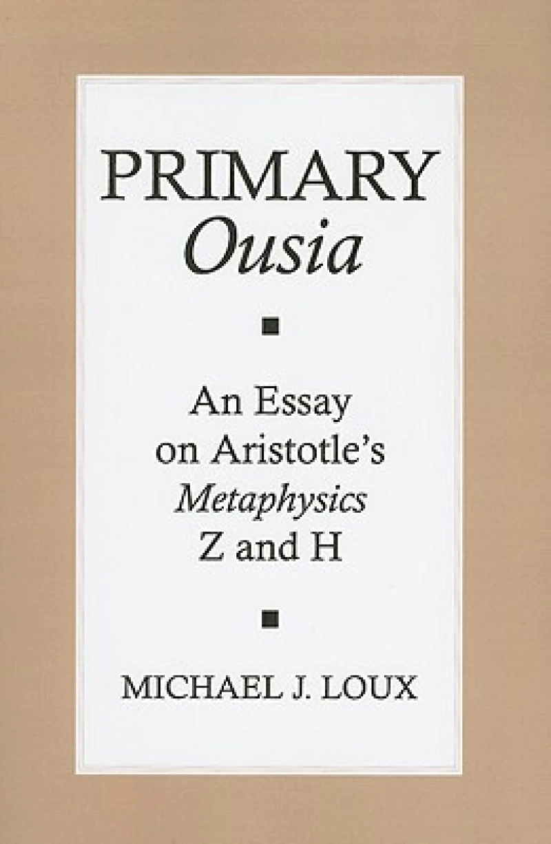 Primary "Ousia"
