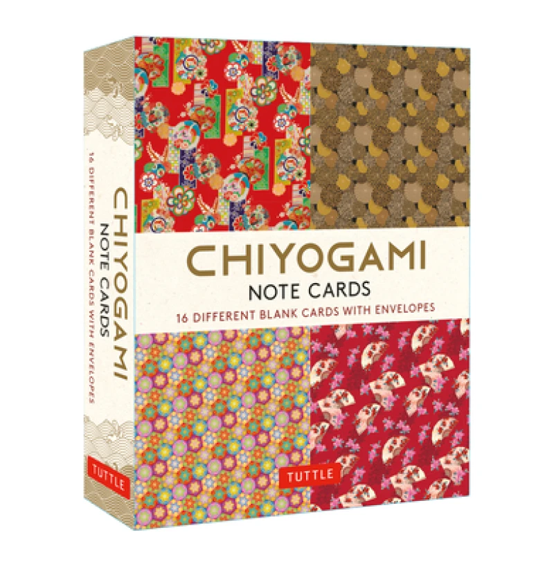 Chiyogami Japanese, 16 Note Cards
