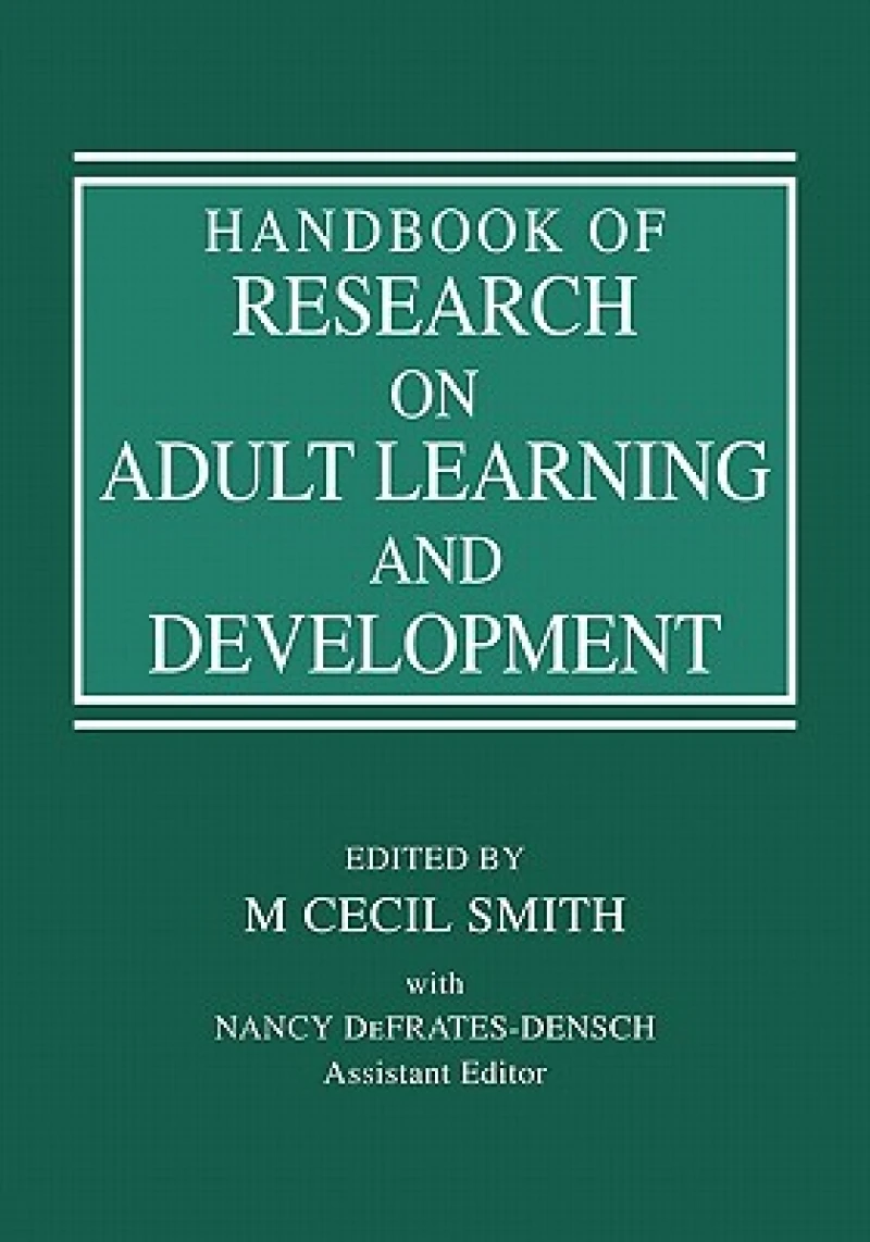 Handbook of Research on Adult Learning and Development