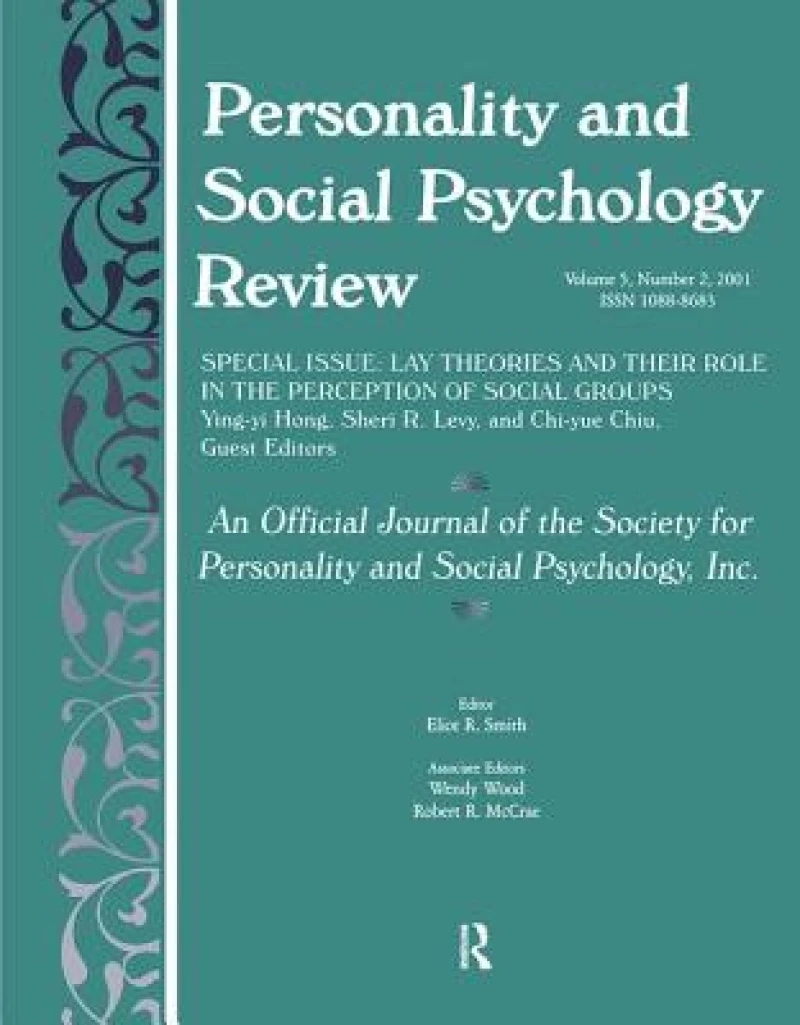 Lay Theories and Their Role in the Perception of Social Groups