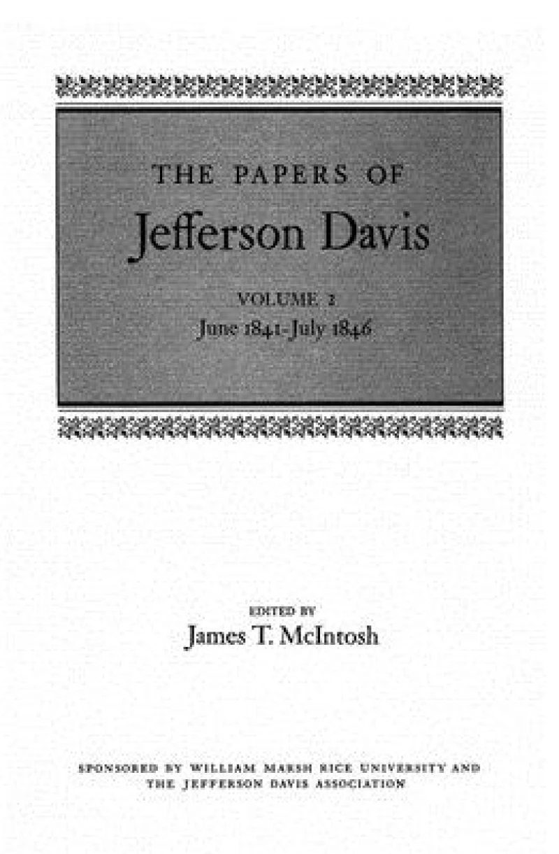 The Papers of Jefferson Davis