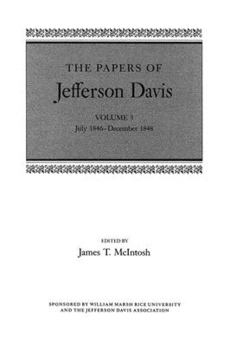 The Papers of Jefferson Davis