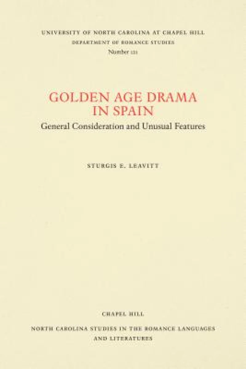 Golden Age Drama in Spain