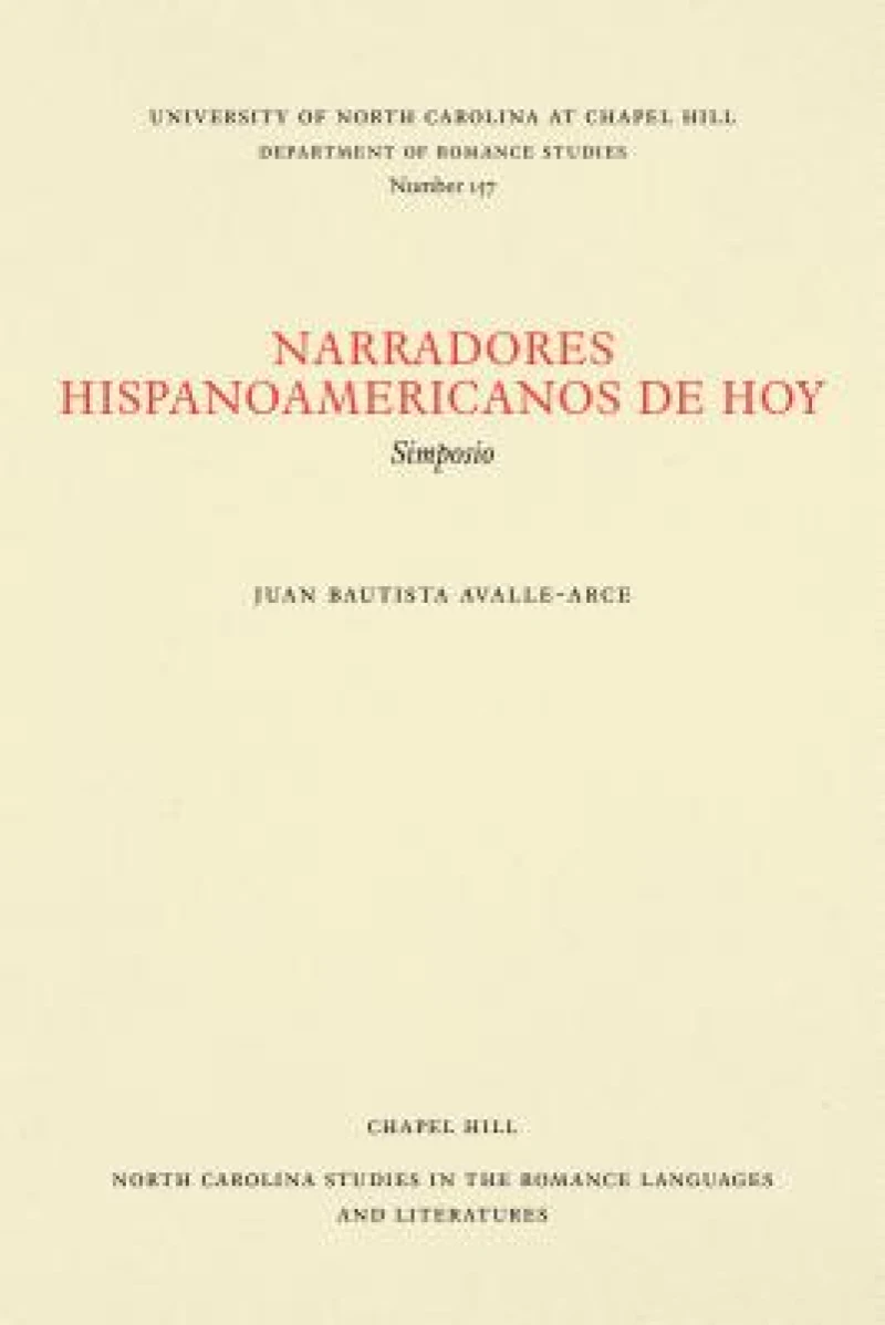 Narradores Hispanoamericanos De Hoy
