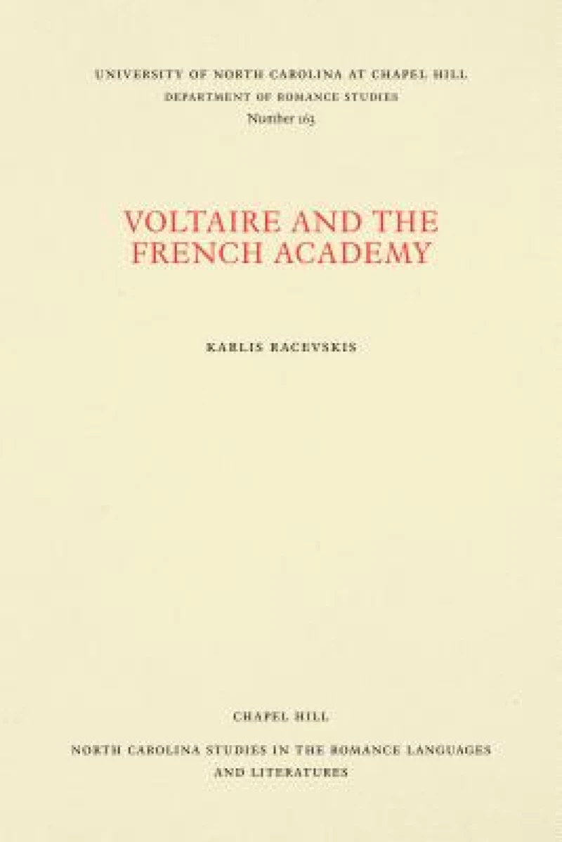 Voltaire and the French Academy