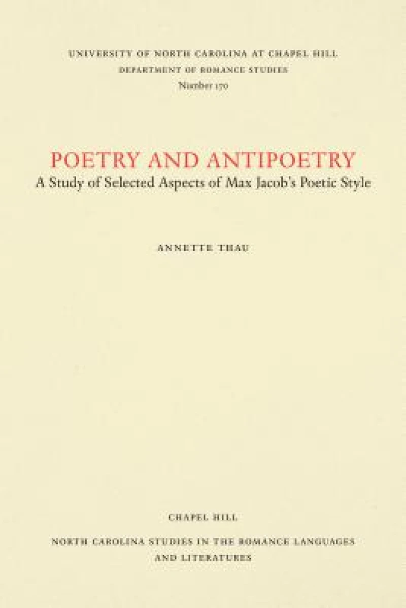 Poetry and Antipoetry